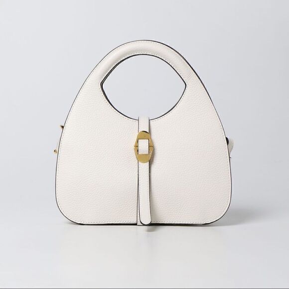 NWT Coccinelle Small Cosima Top Handle Crossbody Handbag White - Picture 2 of 8